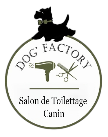 Logo Dog'Factory, salon de toilettage canin à Vaux-le-Pénil